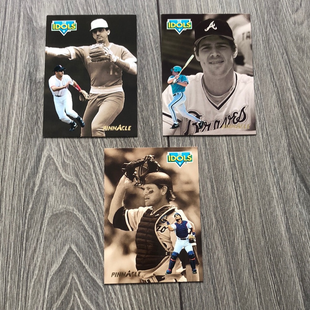 💕3 1993 pinnacle the idols cards
